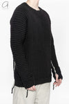 BORIS BIDJAN Saberi sweater aW22 KN7.1 VAR1 black